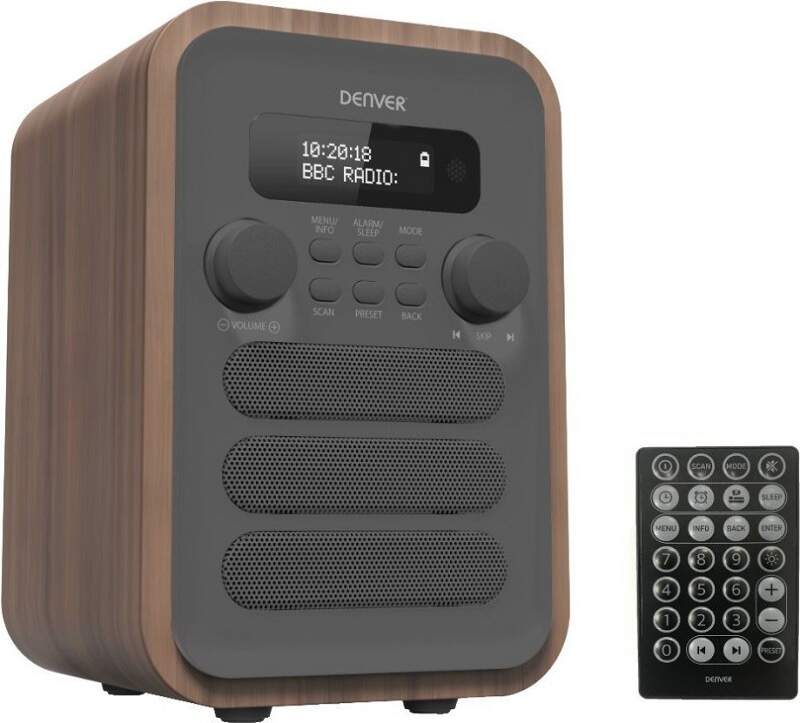 DENVER DAB-48GREY DAB+/FM/Bluetooth rádio