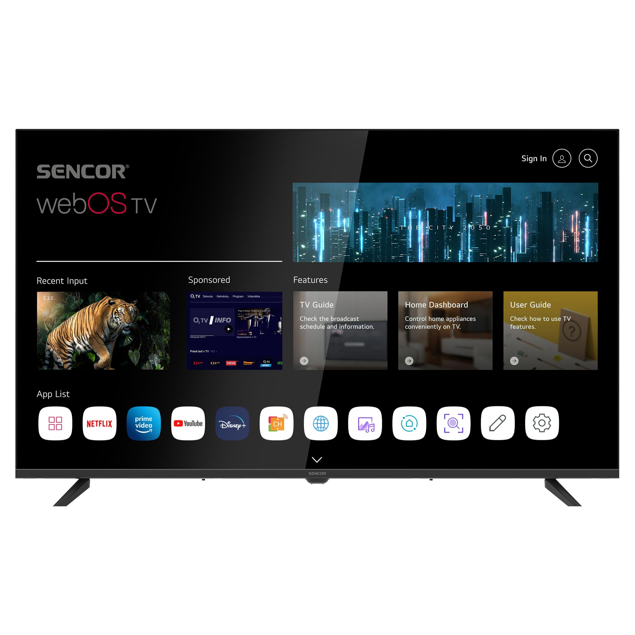 SENCOR SLE 43US801TCSB SMART UHD televizor