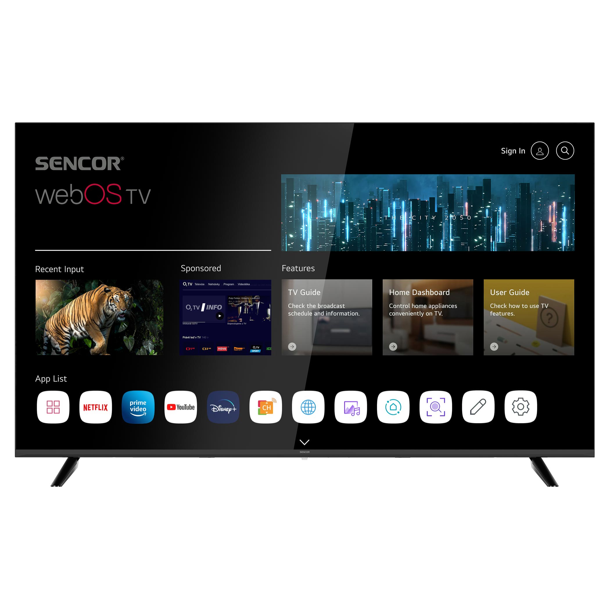 SENCOR SLE 55US801TCSB SMART UHD televizor