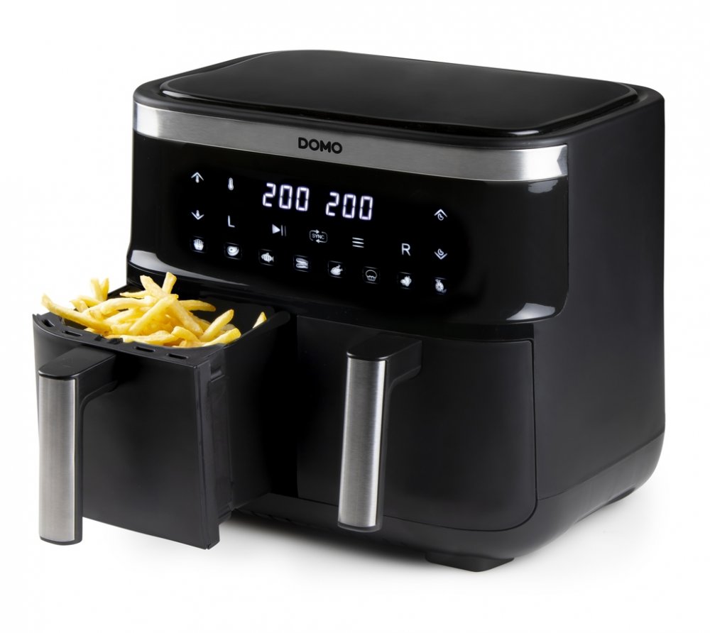 DOMO DO537FR Dvojitá horkovzdušná fritéza 