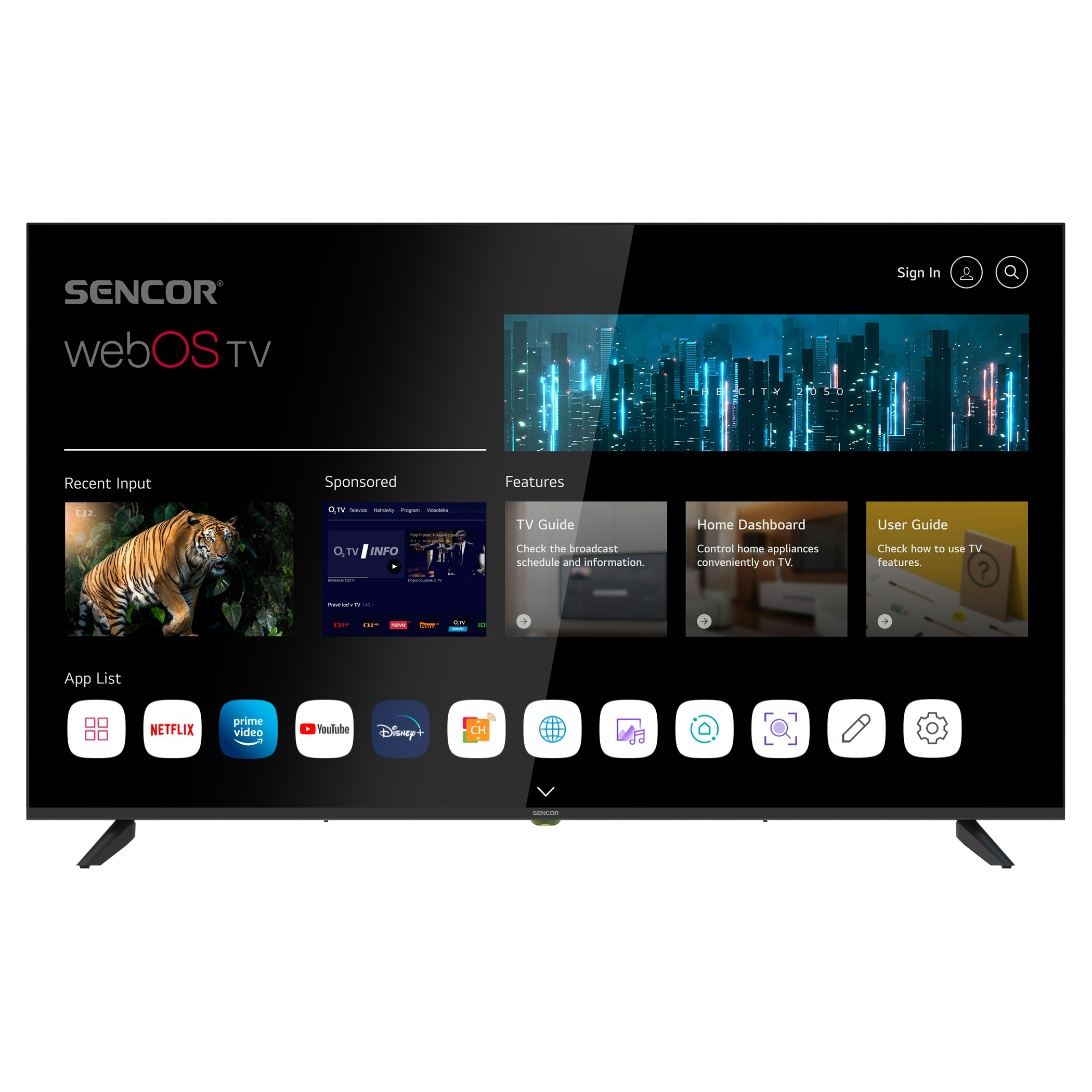 SENCOR SLE 55US802TCSB SMART UHD televizor