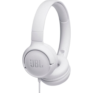JBL Tune 500 White sluchátka s mikrofonem