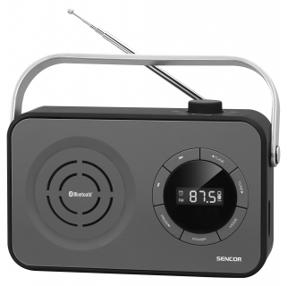 SENCOR SRD 3200 B Přenosný PLL FM radiopřijímač