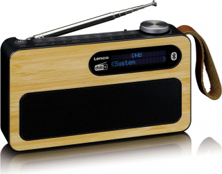 LENCO PDR-040BAMBOOBK rádio DAB+/FM