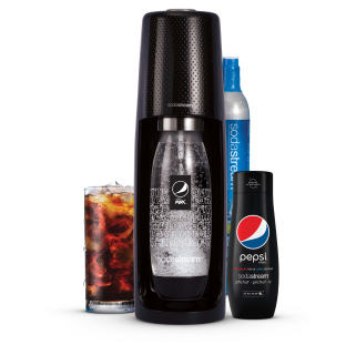 SODASTREAM SPIRIT Black Pepsi MAX MegaPack výrobník perlivé vody